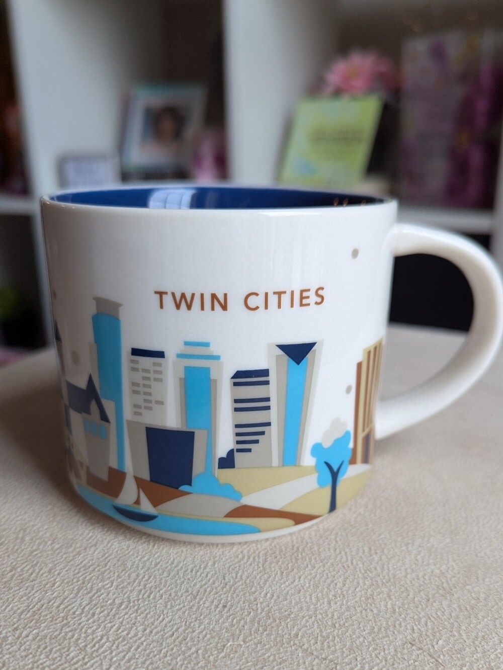 Starbucks Wish you Were Here Twin Cities Ceramic Mug - Old Style